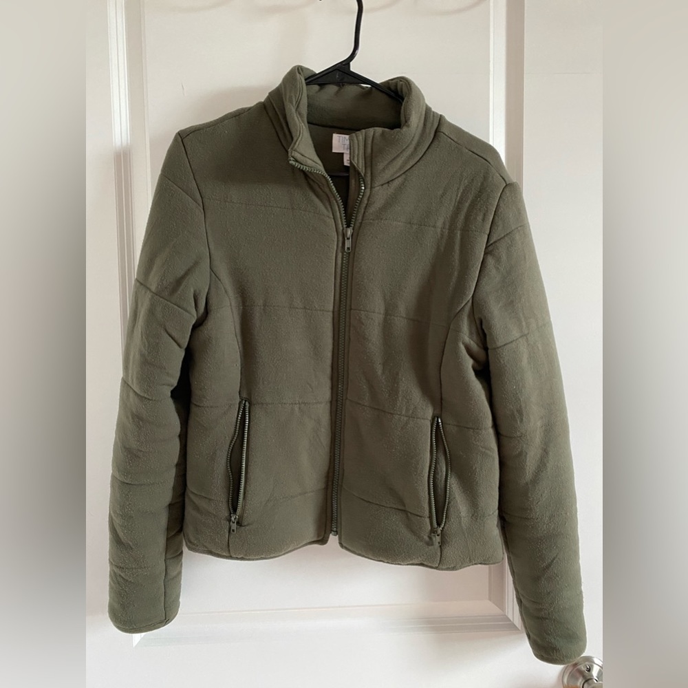Time and true quilted jacket